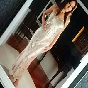 Silk Floral Nightgown